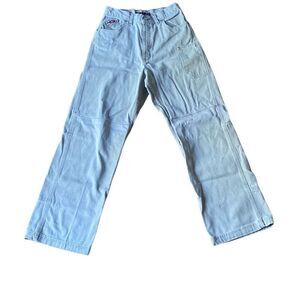 Vintage 90s Bugle Boy Khaki colored jeans y2k Size 0 READ